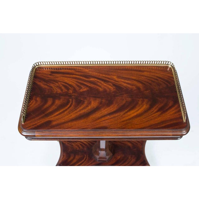 Regency Mahogany Side Table, 1970s For Sale - Image 4 of 11