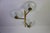 Italian Brass and Glass Chandelier, 1950s For Sale - Image 16 of 18