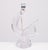 1960s Crystal Glass Bird Table Lamp from Daum, France, 1960s For Sale - Image 5 of 15