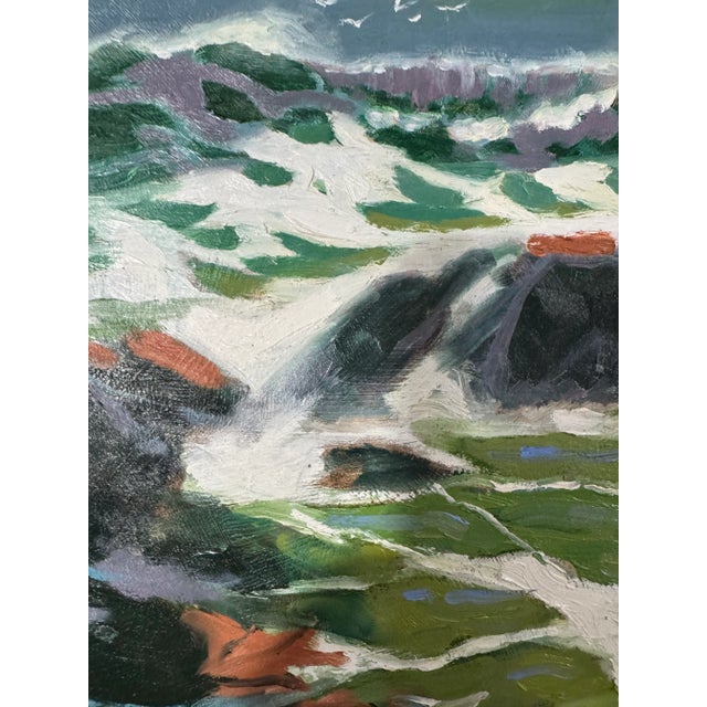 The five paintings of the "Rocky Shores" series, part of the larger West Coast series, were painted one after the other,...