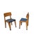 Brown Children's Chairs from Zabo, 1950s, Set of 2 For Sale - Image 8 of 18