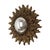 Small Rococo Italian Sunburst Mirror, 1960s For Sale - Image 6 of 16