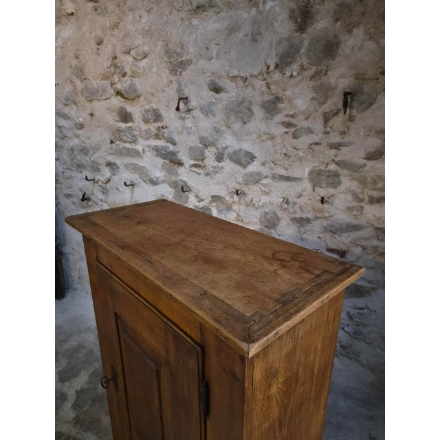 Antique French Oak Single Door Cupboard, 18th Century For Sale - Image 6 of 18
