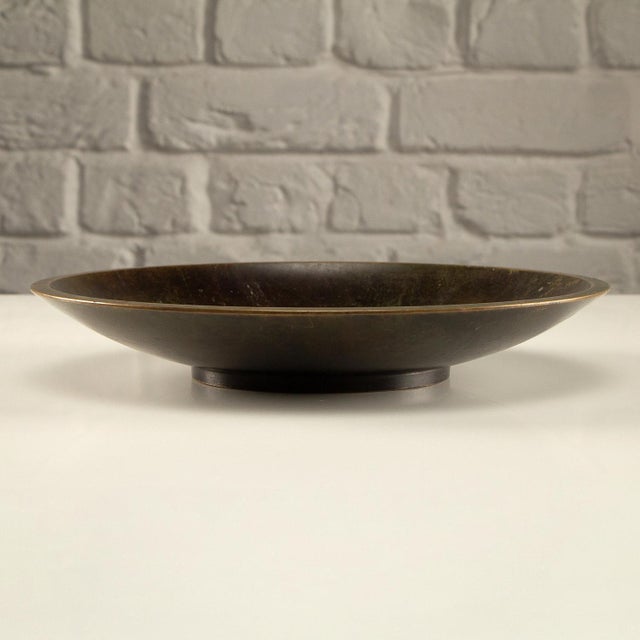 Art Deco Disko Metal Bowl by Just Andersen, 1930s For Sale - Image 4 of 13