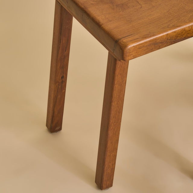 Pair of Dutch Brutalist Oak Nesting Tables, 1960s For Sale - Image 12 of 13