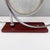 Italian Modern Geometrical Table Lamp in Crafted Glass, Metal and Wood, 1980s For Sale - Image 16 of 18