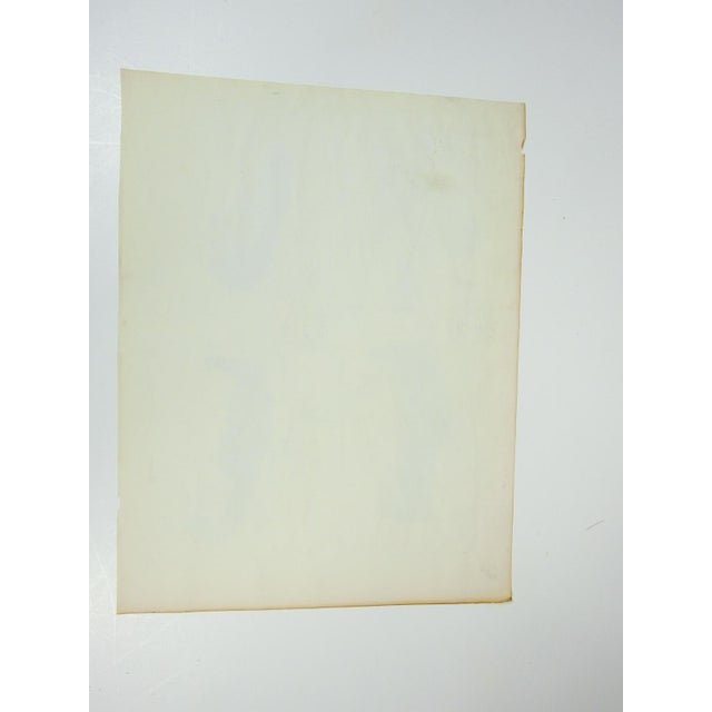 Early 20th Century Portrait Studies of Tahitian Woman Watercolor Painting For Sale In Seattle - Image 6 of 6