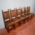 Brown Wooden and Imitation Leather Folder Chairs, Set of 6 For Sale - Image 8 of 18