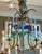 Imposing Gilt-Iron & Crystal Basket-Form 25-Light Chandelier For Sale In San Francisco - Image 6 of 8