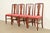 English Baker Furniture Style Federal Inlaid Mahogany Dining Chairs, Set of Four For Sale - Image 3 of 12