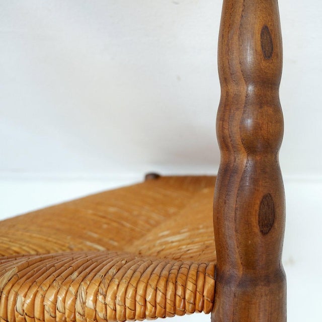 Beige French Fireplace Bench in Fruitwood For Sale - Image 8 of 15