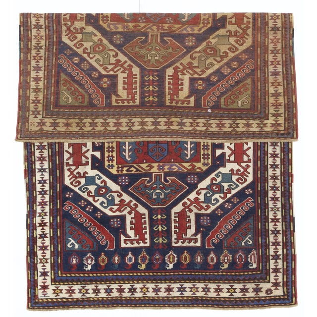 Caucasus/Armenia. Boldly patterned, strongly colored, totally geometric, all wool, coarse to moderate weave, medium to...