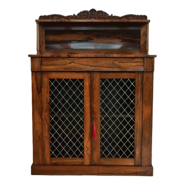 Antique English William IV Chiffonier, 1840 For Sale