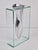 Art Vase in Aluminum and Glass attributed to Lisa Mori, Italy, 1980s, Set of 4 For Sale - Image 9 of 18