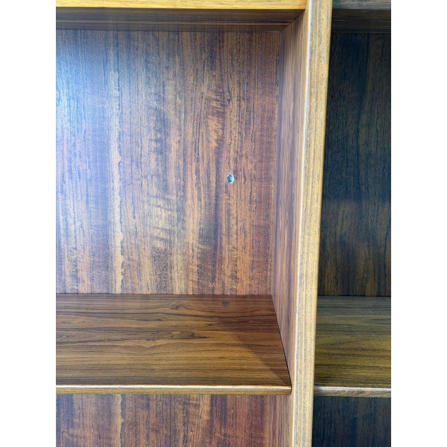 Brown Poul Hundevad Rosewood Bookcase Danish Mid-Century Modern 1960s For Sale - Image 8 of 11