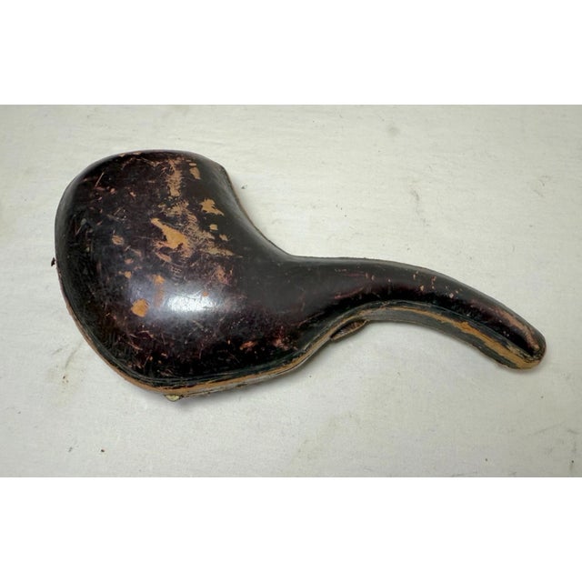 Antique 19th Century Carved Meerschaum Sterling Venus Lady Shell Smoking Pipe For Sale - Image 12 of 13