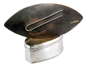 Silver Pin Box with Raised Pin Detail