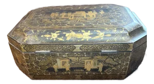 Antique Chinese Export Qing Dynasty Sewing Box