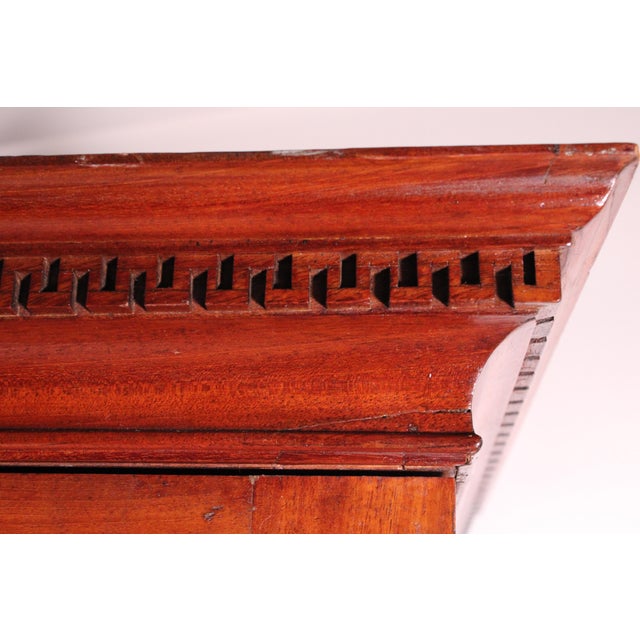 Brown George III Mahogany Linen Press For Sale - Image 8 of 13