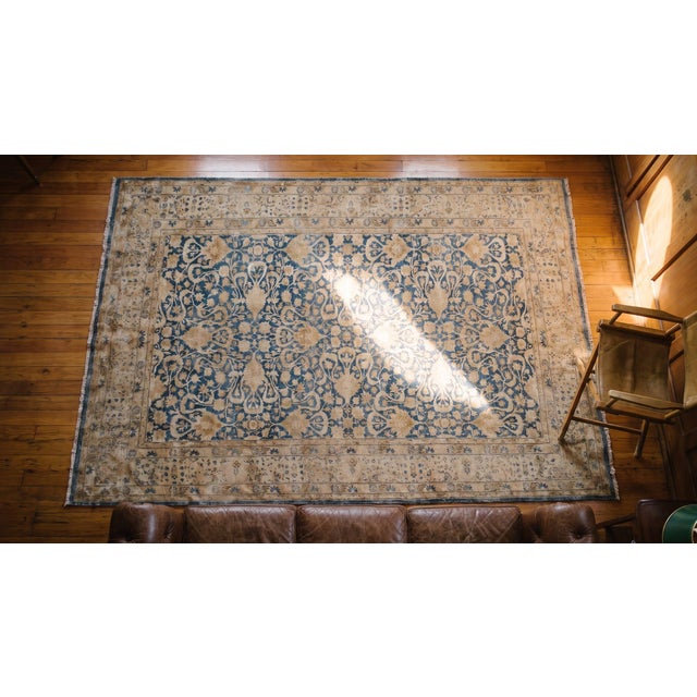 Antique Persian Tabriz Rug For Sale - Image 10 of 10