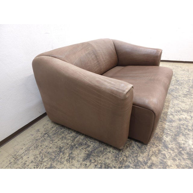 DS 47 2-Seater Sofa in Brown Leather from de Sede For Sale - Image 5 of 12