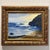 Vintage Coastal Seascape Oil Painting, Ornate Gilt Frame, Signed For Sale In Austin - Image 6 of 6