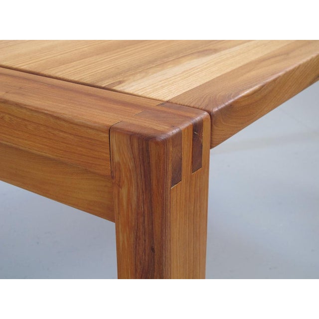 Extendable Table in Oiled Elm Wood Vendée Collection from Regain, France, 1960s For Sale - Image 11 of 18