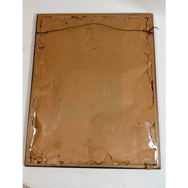 Expressionism 1970s Martin Lubner Framed Gouache on Paper For Sale - Image 3 of 8