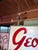 Green Large Vintage "George's Music Store" Commercial Hanging Sign For Sale - Image 8 of 12