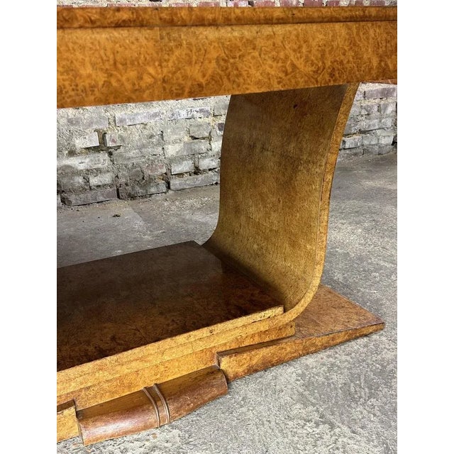 Art Deco Table in Elm, 1920s For Sale - Image 6 of 9
