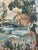 Mid-Century Handwoven Aubusson The Man Near the River Tapestry, 1970s For Sale - Image 3 of 18