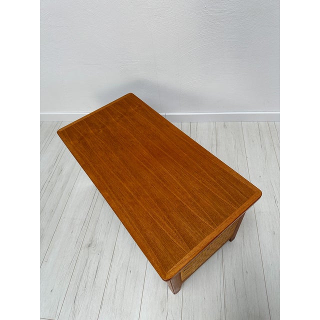 Wood Vintage Danish Teak Blanket Storage Bench by Kai Winding for Poul Hundevad, 1960s For Sale - Image 7 of 10