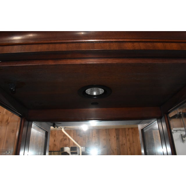 Henkel Harris Mahogany Chippendale Display Cabinet Style 2301 For Sale - Image 9 of 16