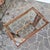 Art Deco Walnut Coffee Table with Glass Bases, 1940s For Sale - Image 11 of 12