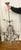 This is an antique French style chandelier featuring a dark bronze frame and numerous crystal drops. The design resembles...