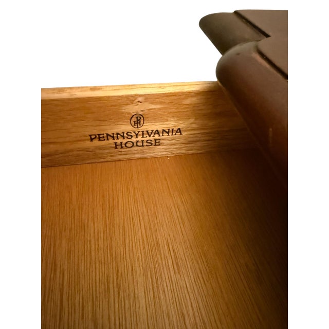 Wood Late 20th Century Pennsylvania House Block Front Four Drawer Chest For Sale - Image 7 of 9