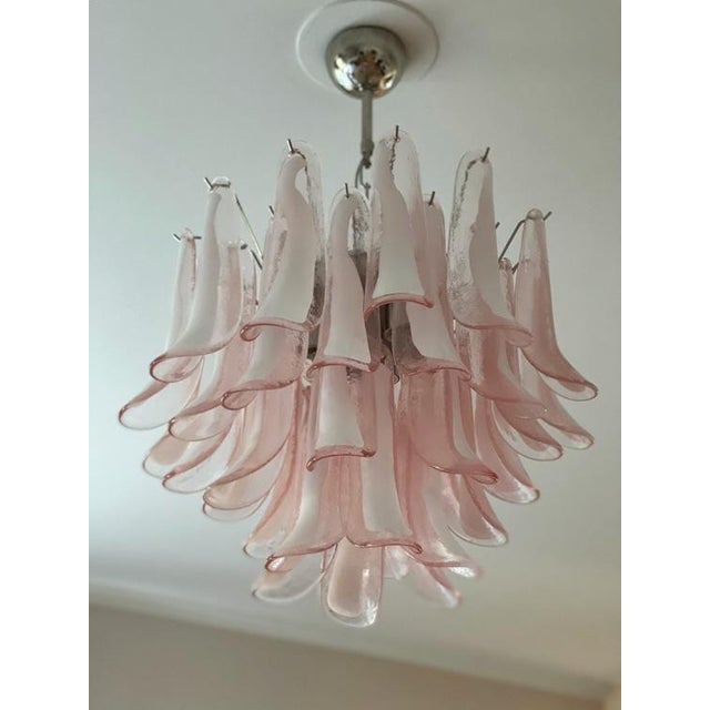 Murano Glass Chandelier from Mazzega For Sale - Image 14 of 14