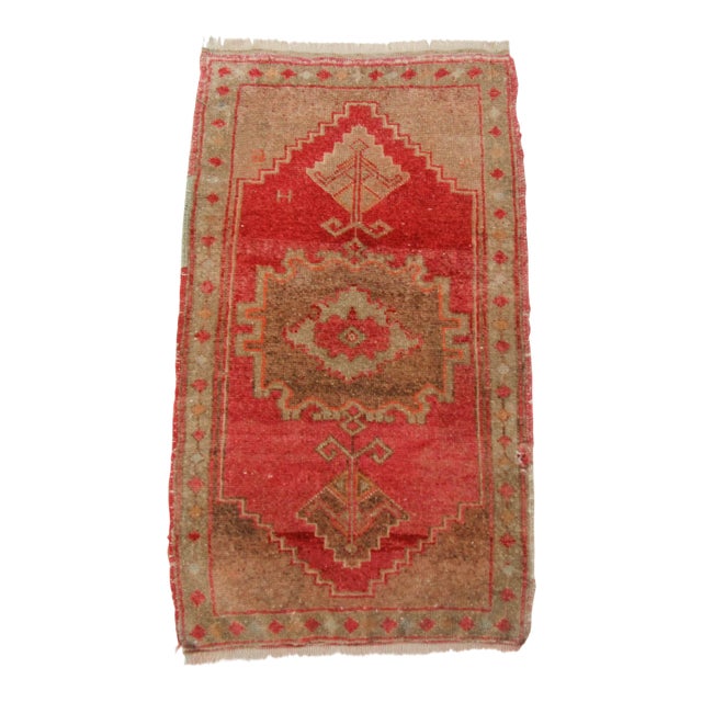 Mini Vintage Rug & Door Mat For Sale