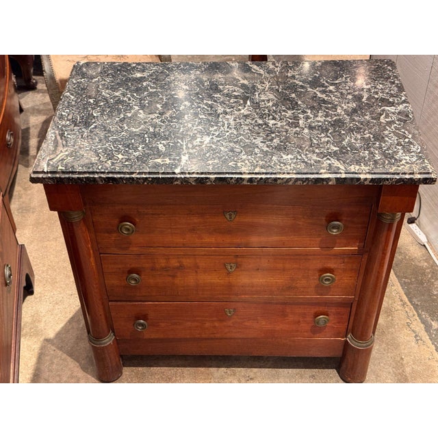 19th Century French Empire Chest For Sale - Image 4 of 11