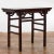 Asian Chinese Qing Dynasty Ming Style Yumu Wood Wine Table with Dark Lacquer For Sale - Image 3 of 13