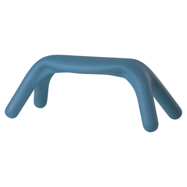 Powder Blue Atlas Bench by Giorgio Biscaro For Sale - Image 18 of 18