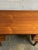 1960s 1960s Danish Teak Mid Century Modern Freestanding Desk With Bookshelf Back With Original Key For Sale - Image 5 of 9