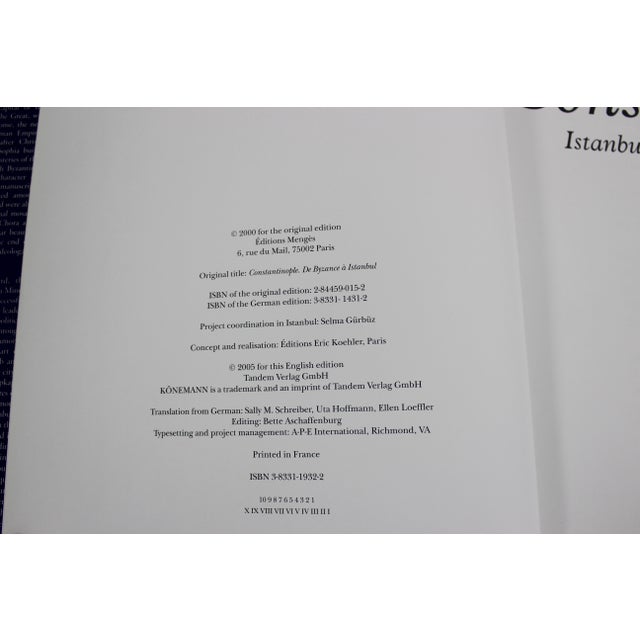 Paper Constantinople Istanbul’s Historical Heritage Hard Cover Book With Dust Jacket 2005 English Edition For Sale - Image 7 of 14
