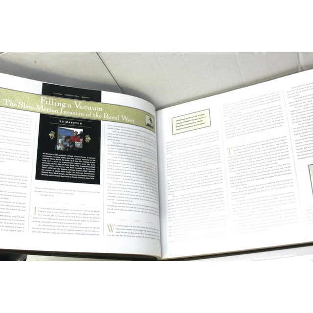 1999 Signed Oversized "Colorado 1870-2000" Faux Leather Coffee Table Book For Sale - Image 4 of 18