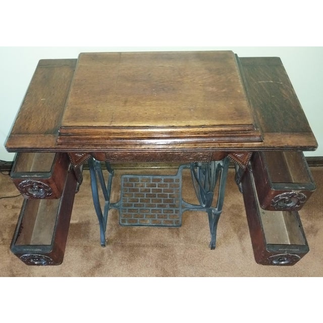 Mid 19th Century Wheeler & Wilson Sewing Machine Table For Sale - Image 14 of 18