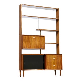 Mid Century Room Divider Bookcase For Sale