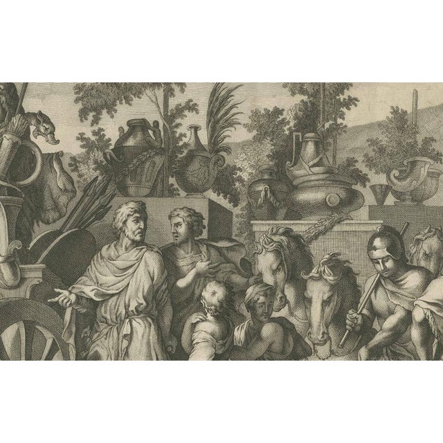 Military Procession with Spoils of War After Gerard De Lairesse Rossetti, 1700, Paper For Sale - Image 5 of 9