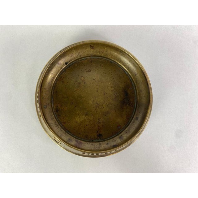 Secession Brass Bowl attributed to Jutta Sika and Kolo Moser, 1890s For Sale - Image 4 of 8
