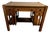 Antique Mission Style Five Drawer Oak Writing Desk by Bourn & Hadley Co. For Sale