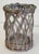 Mid 20th Century Vintage Wicker Wrapped Utensil Caddy or Candleholder For Sale - Image 5 of 6